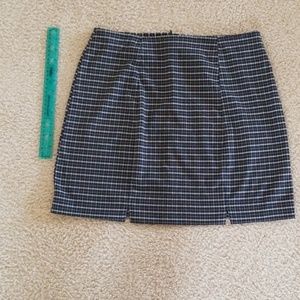 Plaid miniskirt